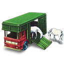 Horse Box with Two Horses icon